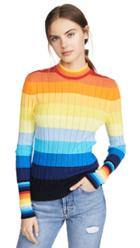 Chinti And Parker Sunset Pointelle Sweater