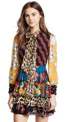 Alice Olivia Dasha Tiered Ruffle Dress