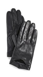 Mackage Leather Gloves With Snap At Wrist