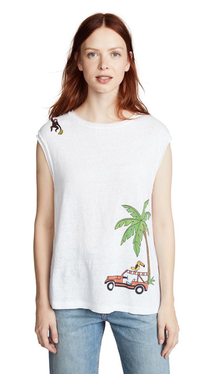 Mira Mikati Rainforest Monkey Tank Top
