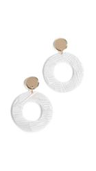 Lele Sadoughi Circle Hoop Earrings