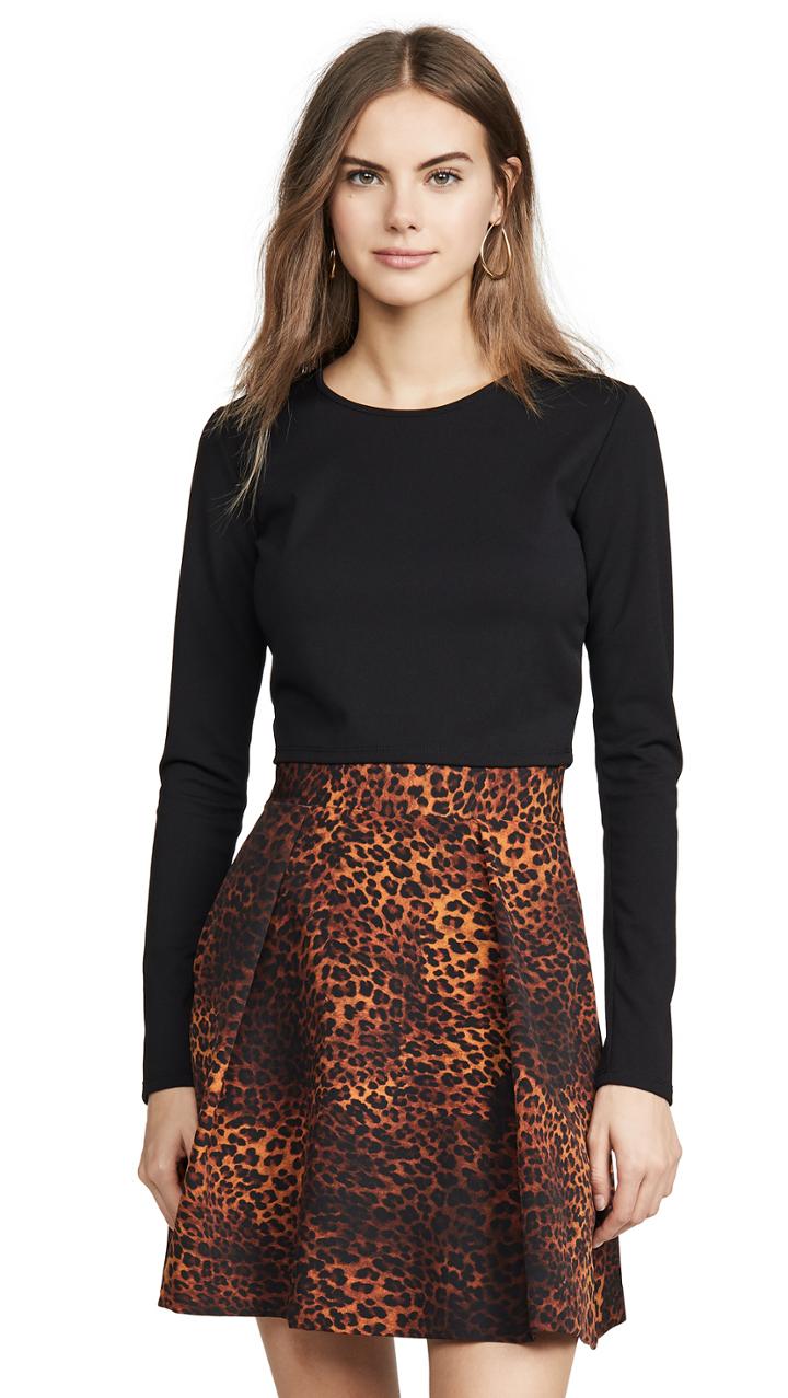 Black Halo Lee 2 Piece Mini Dress