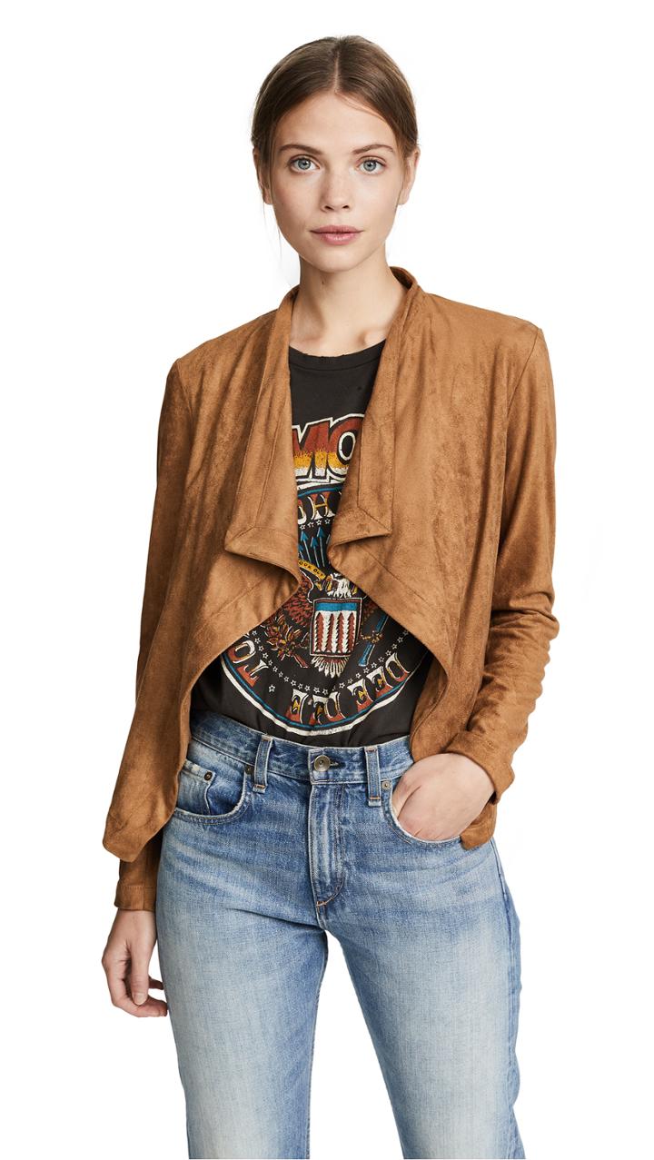 Bb Dakota Nanette Faux Suede Jacket