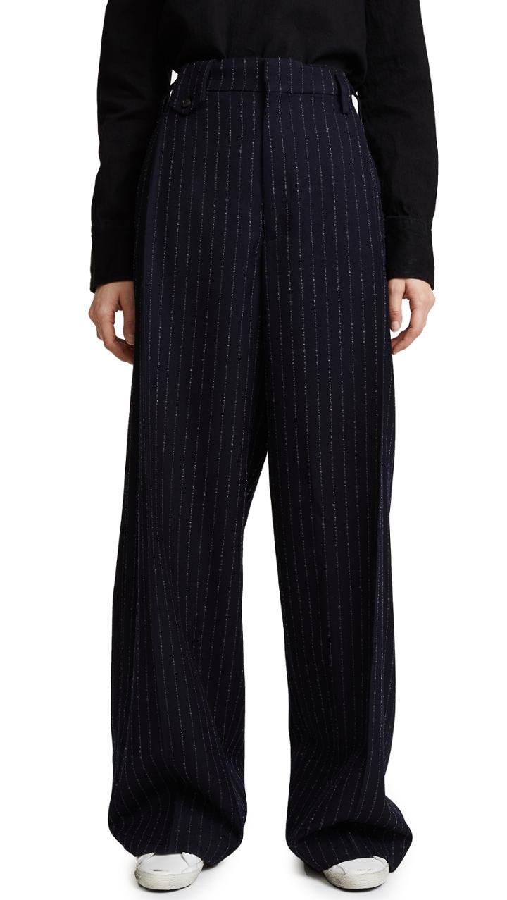 Golden Goose Berta Pinstripe Pants