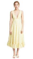 Line Dot Ali Ruffled Hem Dress