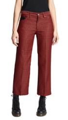Marc Jacobs Houndstooth Twill Cropped Pants