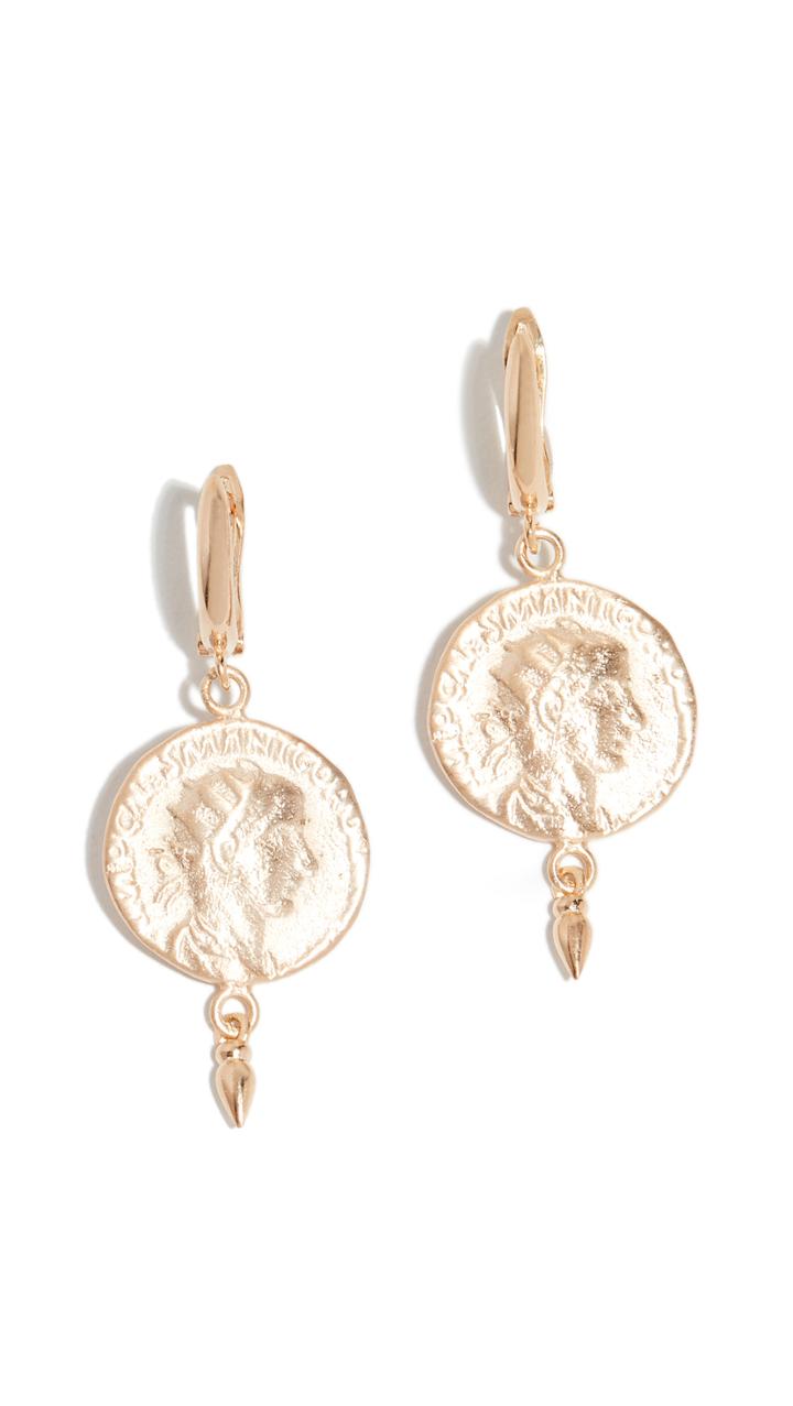 Maison Irem Coin Drop Earrings