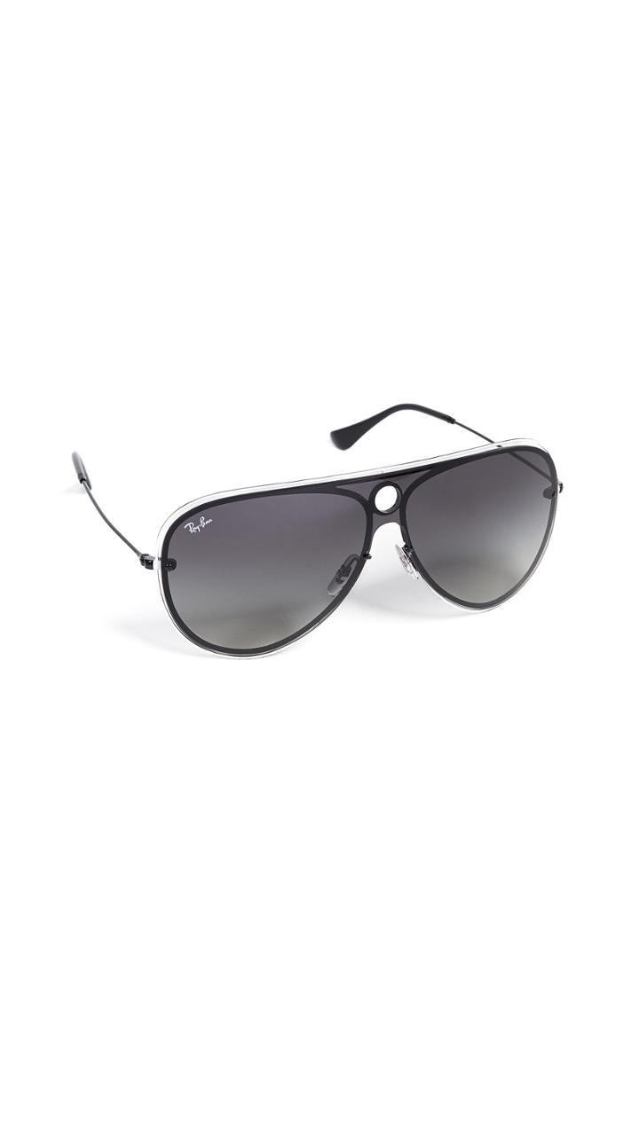 Ray Ban Framed Shield Sunglasses