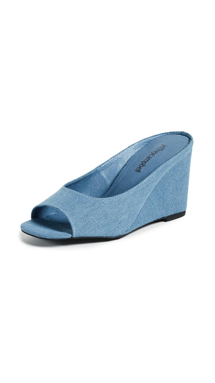Jeffrey Campbell Generous Peep Toe Wedges