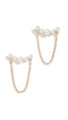 Rebecca Minkoff Pearl And Chain Studs