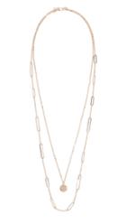 Rebecca Minkoff Two Row Medallion Layered Necklace