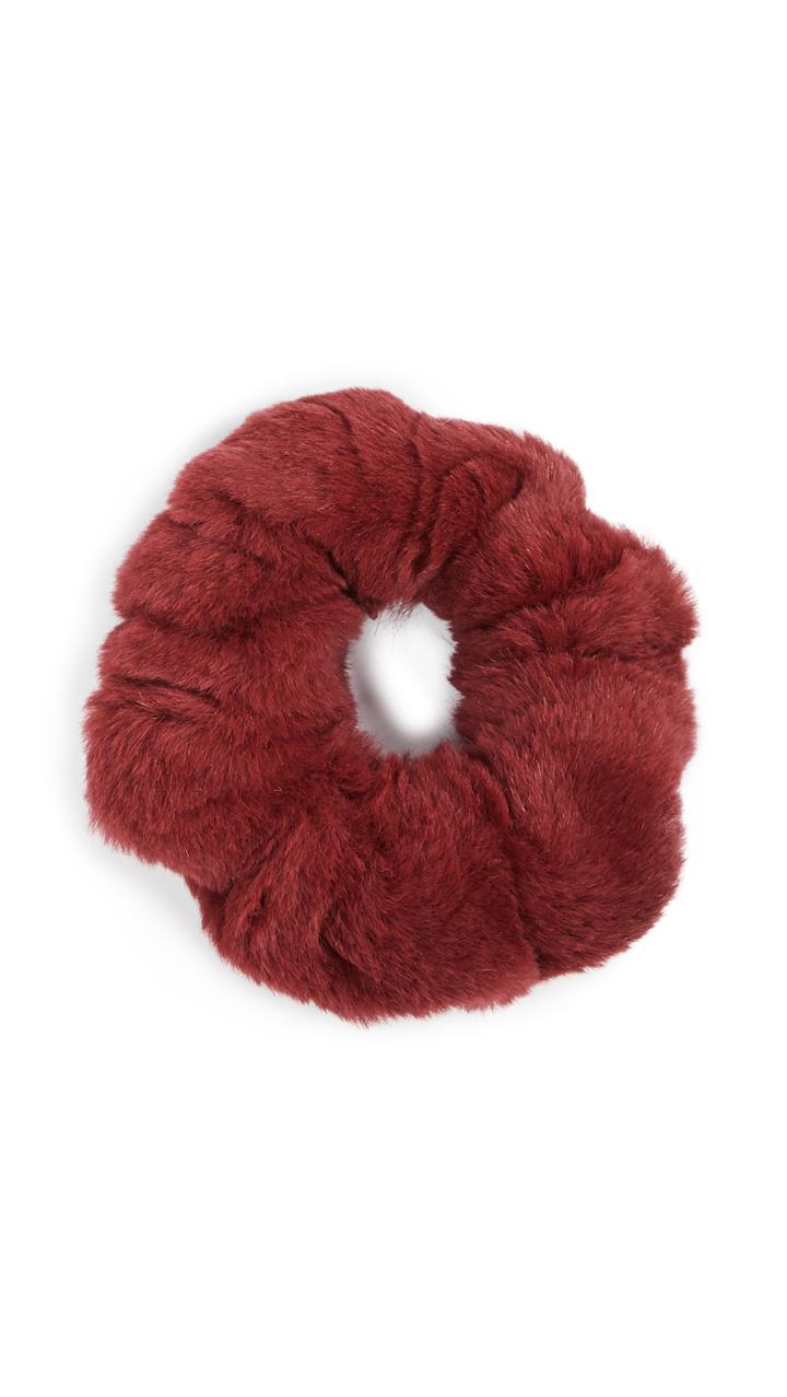 Jocelyn Sheared Rabbit Scrunchie
