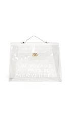 What Goes Around Comes Around Hermes Clear Vinyl Kelly Bag