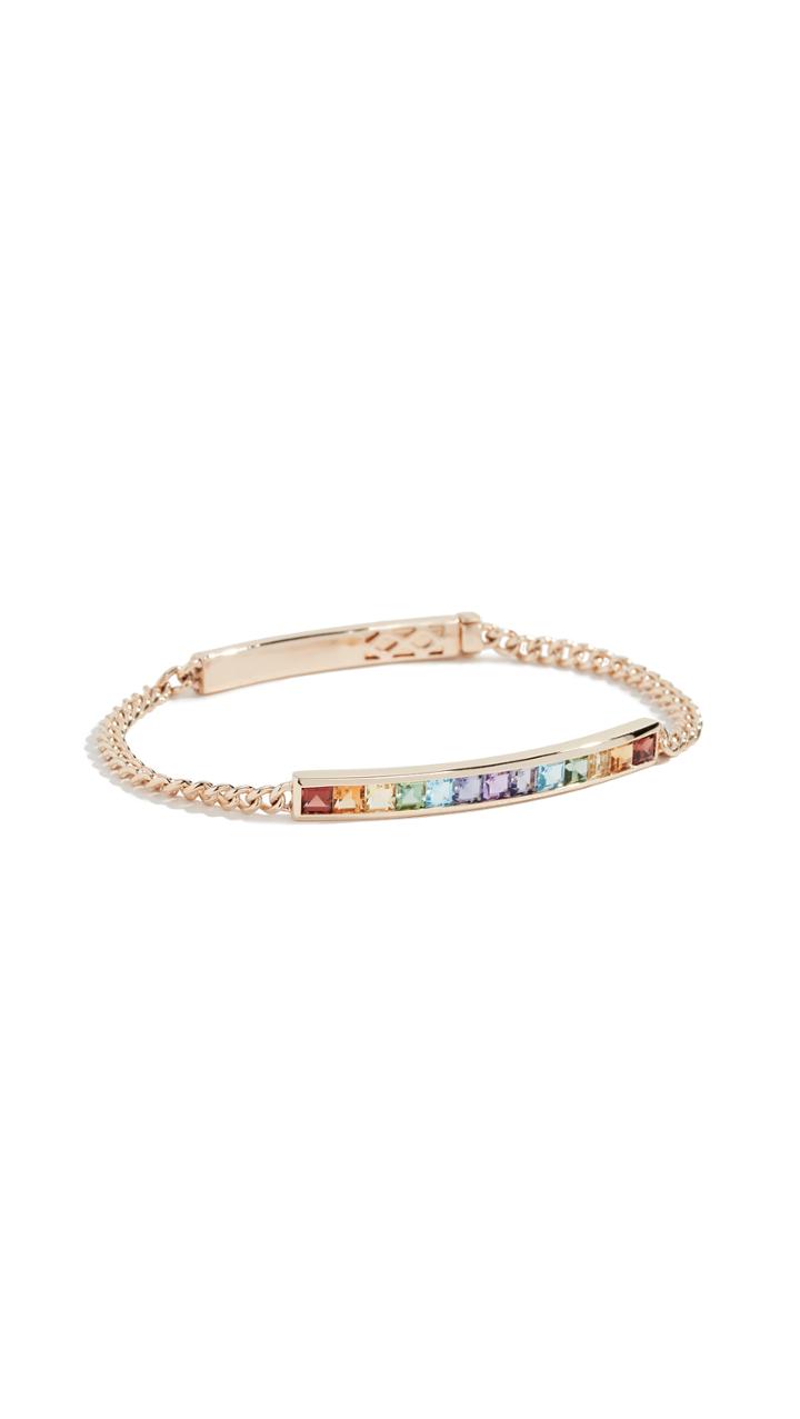 Jane Taylor 14k Square Id Bracelet
