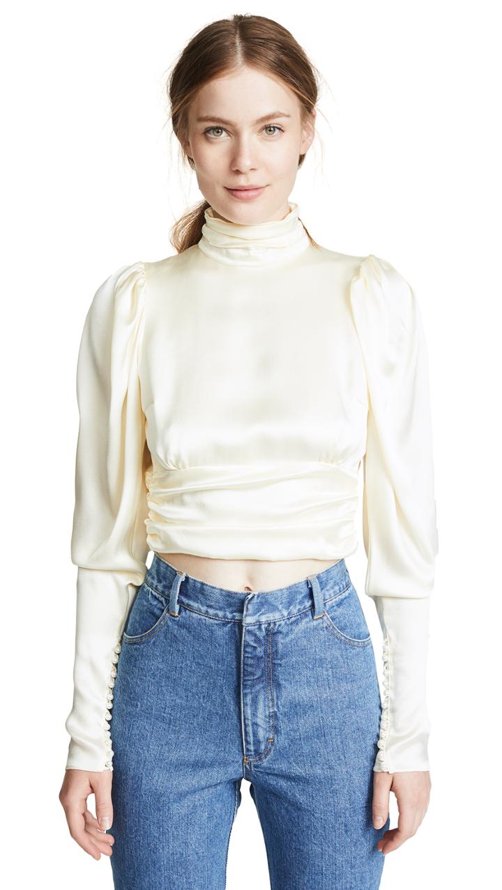 Magda Butrym Noto Cream Blouse