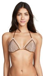 Solid Striped Billy Bikini Top