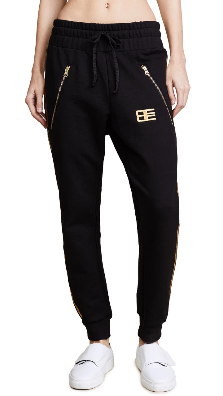 Baja East Drawstring Pants With Zip Pockets