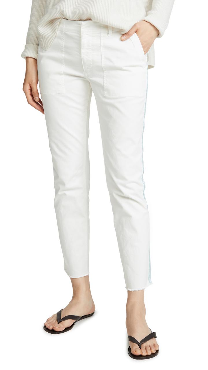 Nili Lotan Jenna Pants With Tape Trim