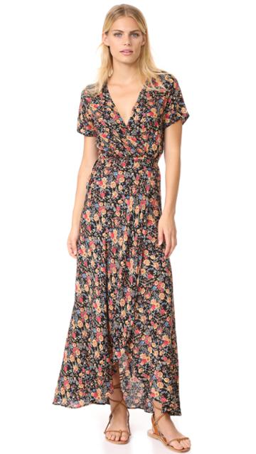 One By Auguste One By Wild Rose Maxi Wrap Dress