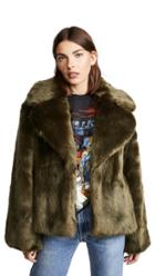 Nili Lotan Sedella Faux Fur Coat