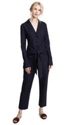 Victoria Victoria Beckham Tie Waist Jumpsuit