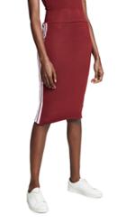 Twenty Montreal Ribbed Racer Pencil Skirt