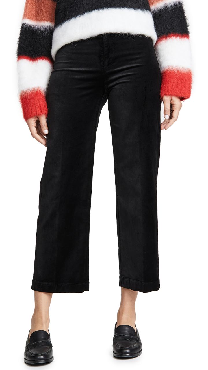 Paige Nellie Velvet Culottes