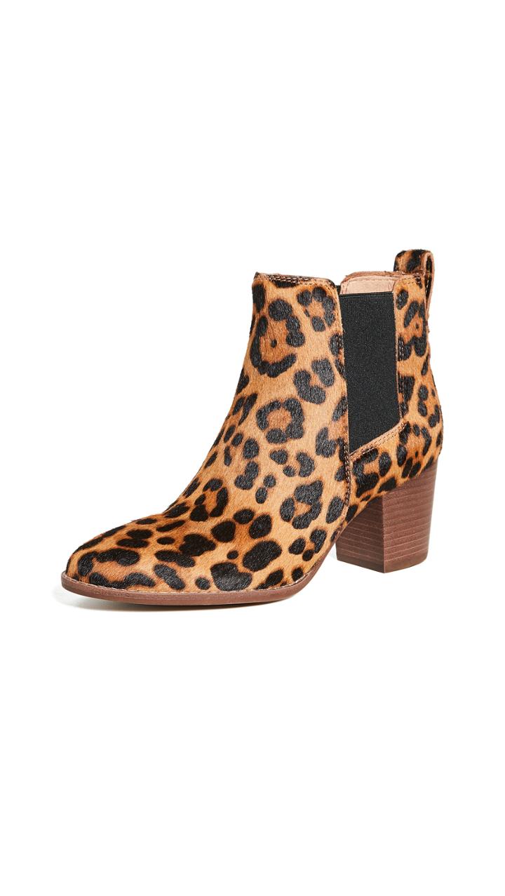 Madewell The Baine Block Heel Booties