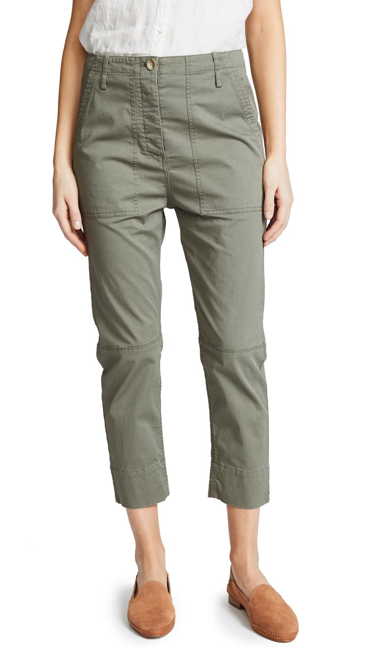 Theory Spring Crop Cargo Pants