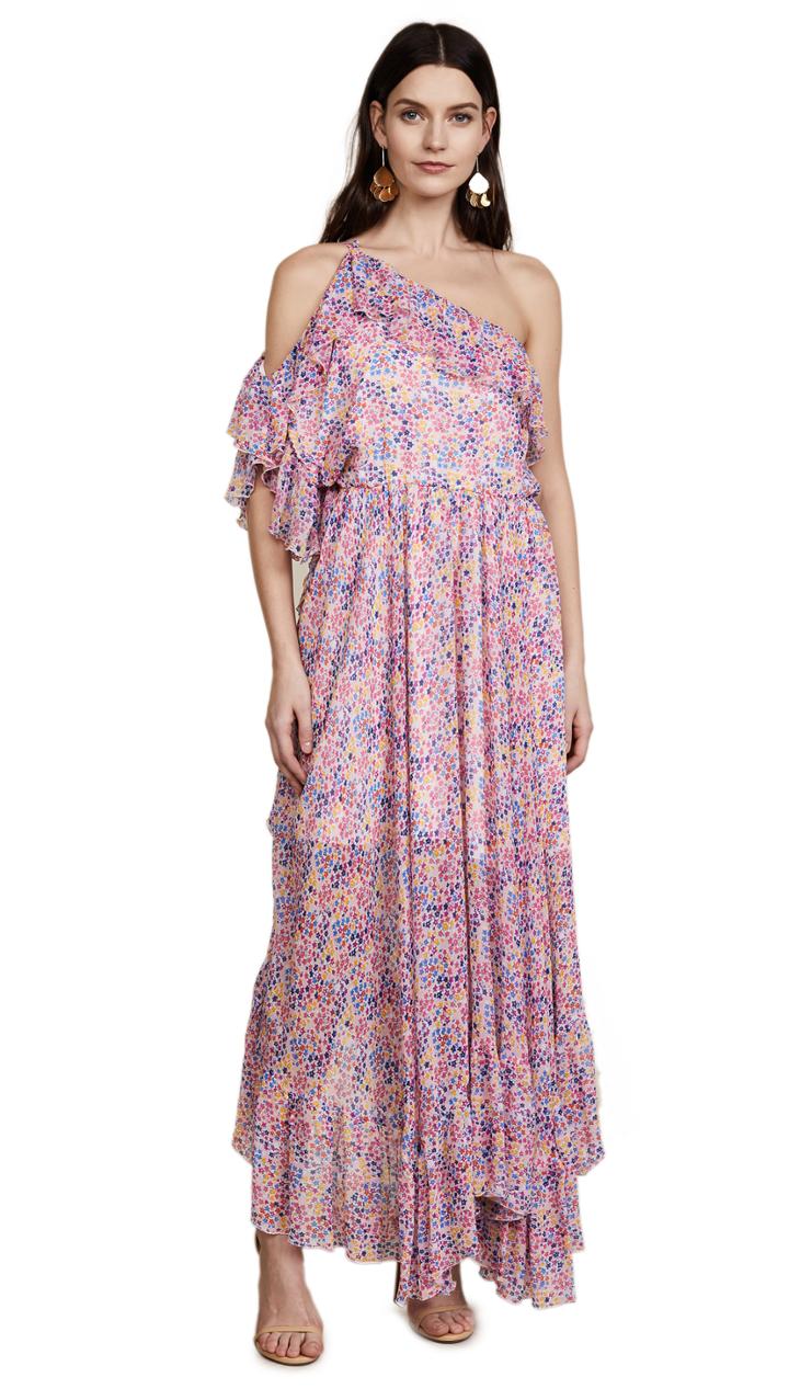 Philosophy Di Lorenzo Serafini Star Print Asymmetrical Dress