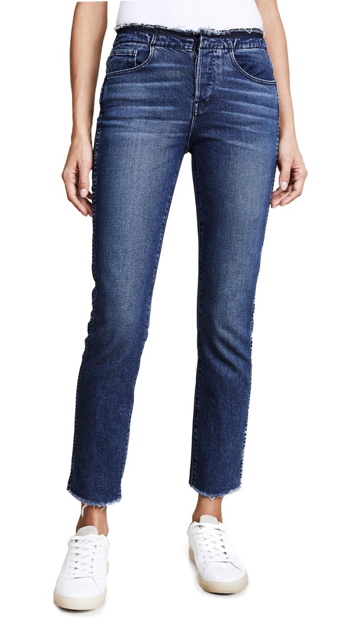3x1 W4 Raw Edge Shelter Slim Jeans