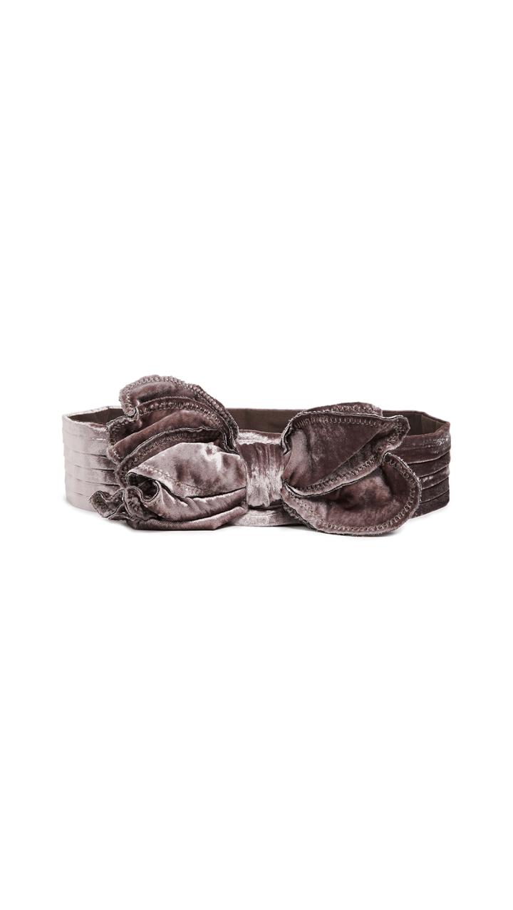 Loveshackfancy Fronteir Velvet Belt