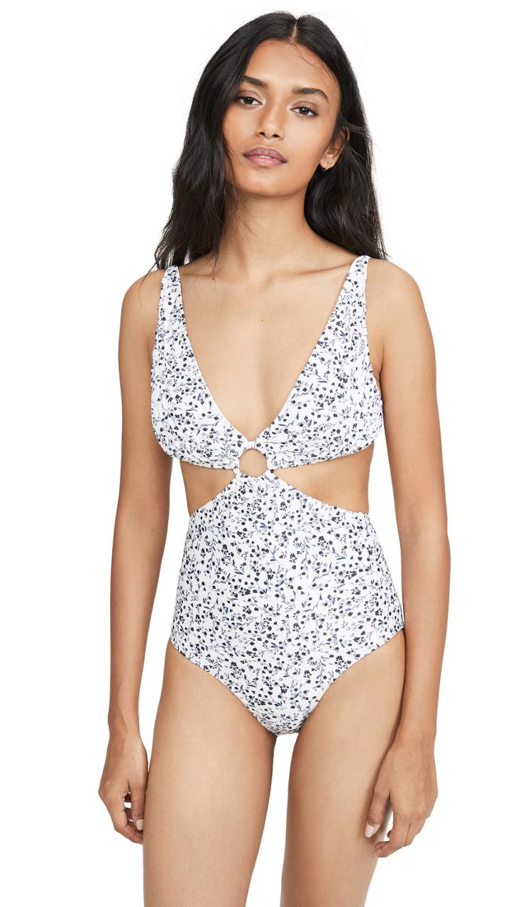 Peony Swimwear Flora Hi Tri One Piece