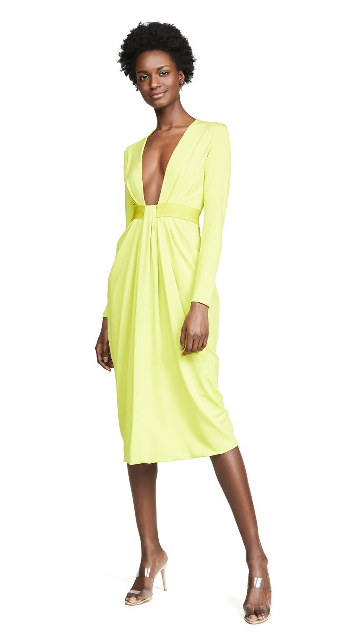 Cushnie Long Sleeve Dress
