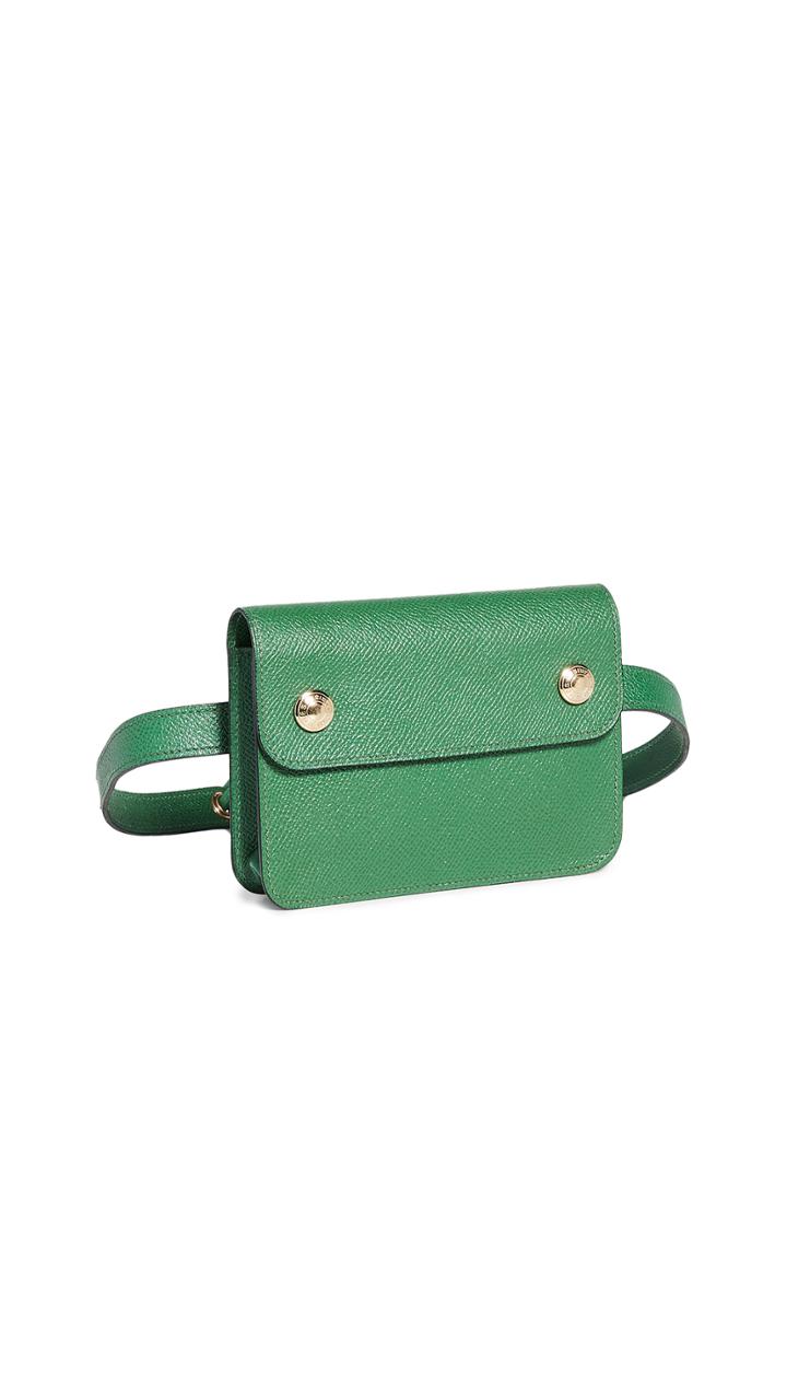 What Goes Around Comes Around Hermes Green Waist Pouch