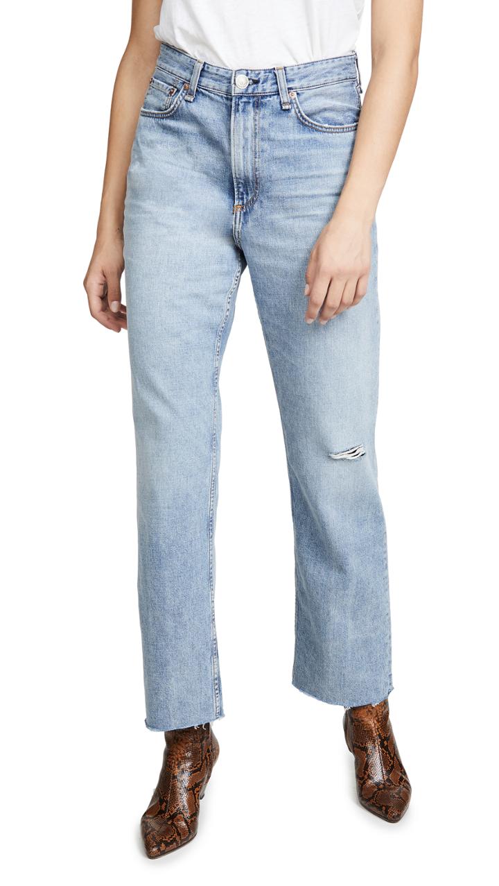 Rag Bone Jean Ruth Super High Rise Straight Jeans