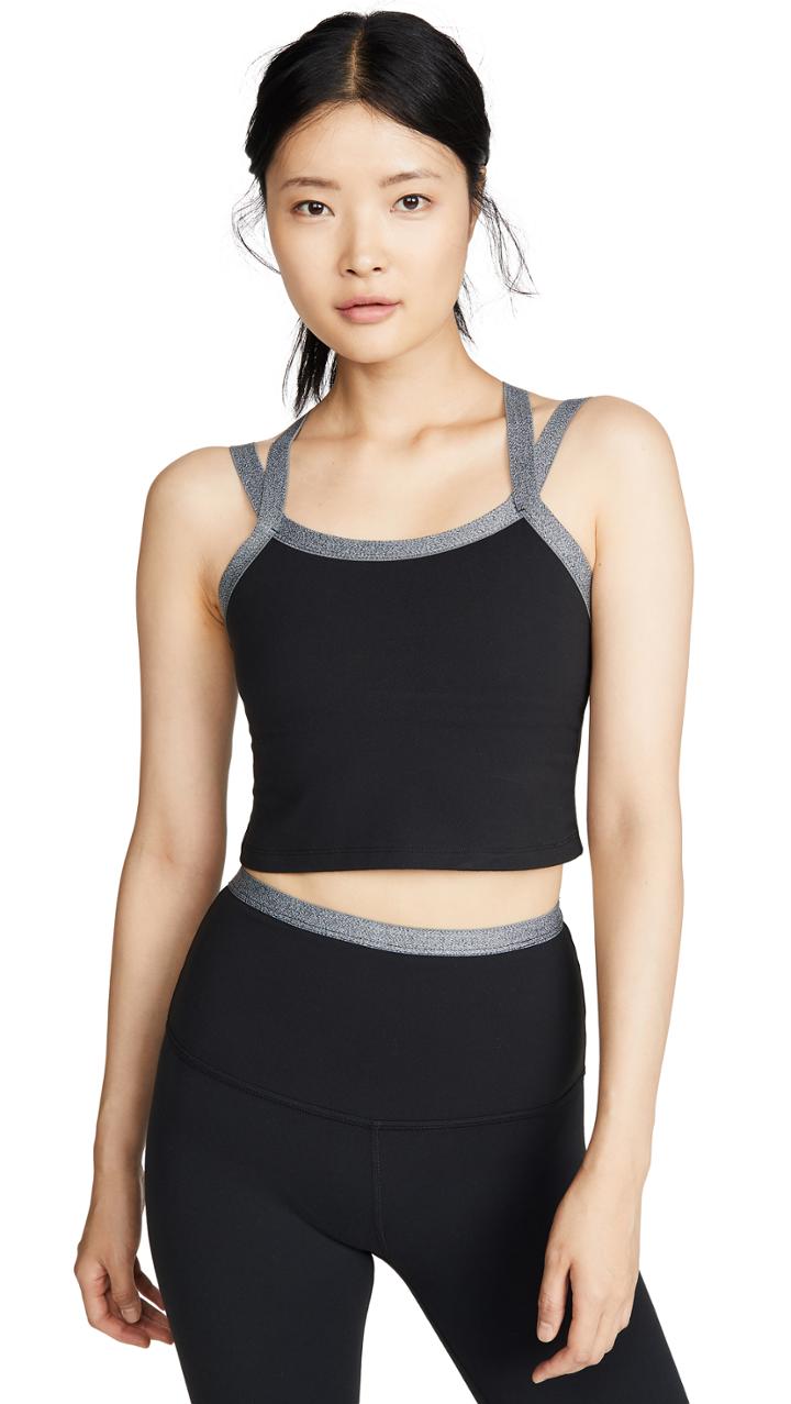 Beyond Yoga Cross Point Cropped Tank