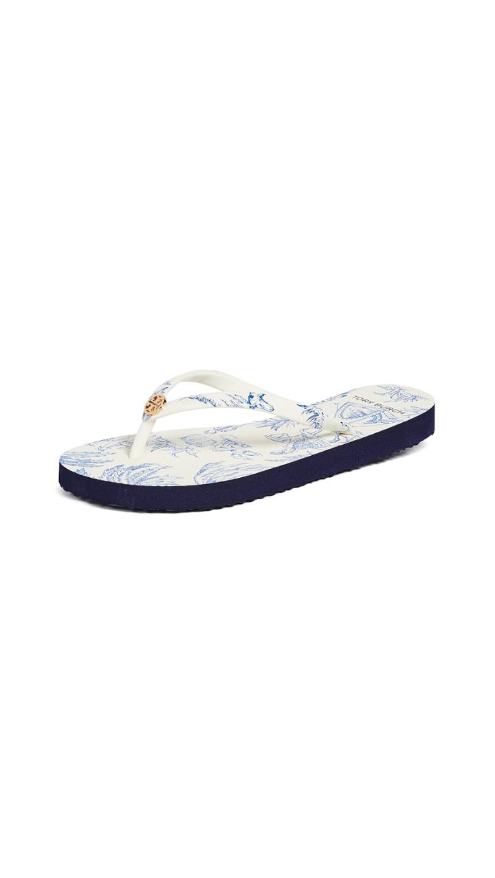 Tory Burch Printed Thin Flip Flop