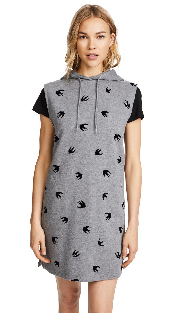 Mcq Alexander Mcqueen Sleeveless Hoodie Dress
