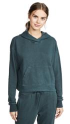 James Perse Relaxed Cropped Hoodie