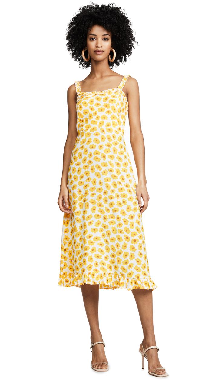 Faithfull The Brand Noemie Midi Dress