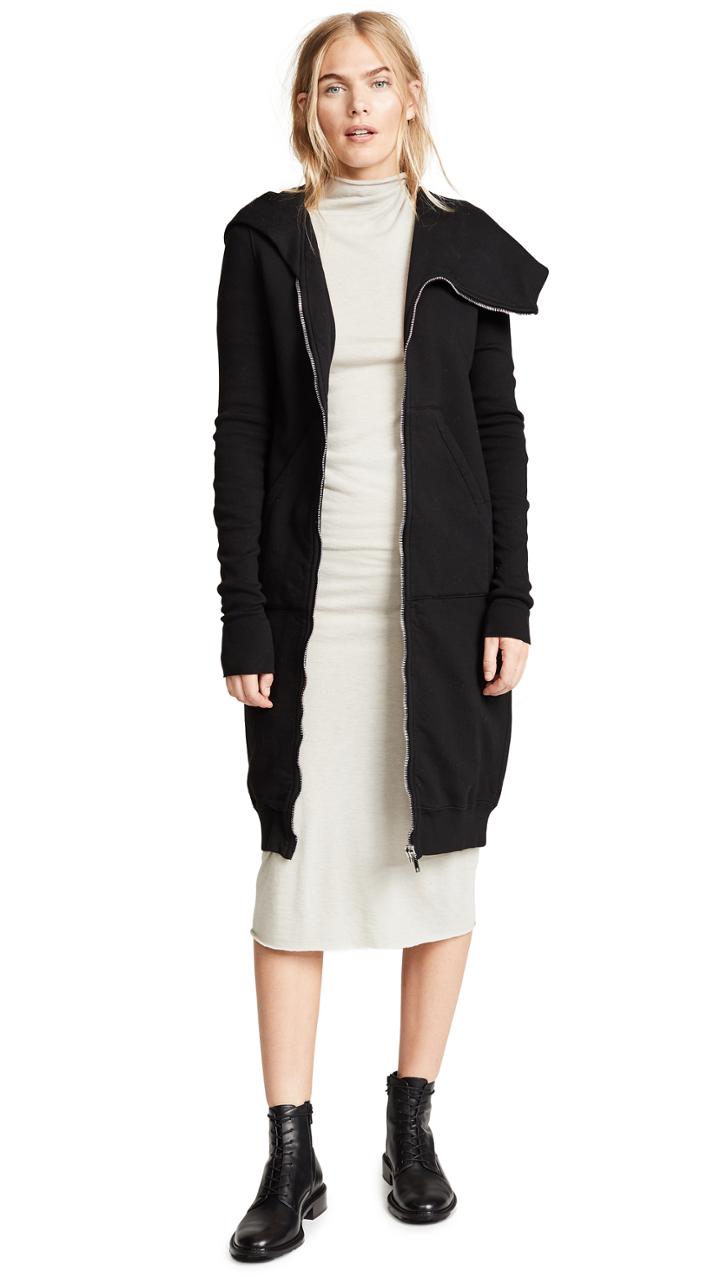 Rick Owens Drkshdw Mountain Long Hoodie