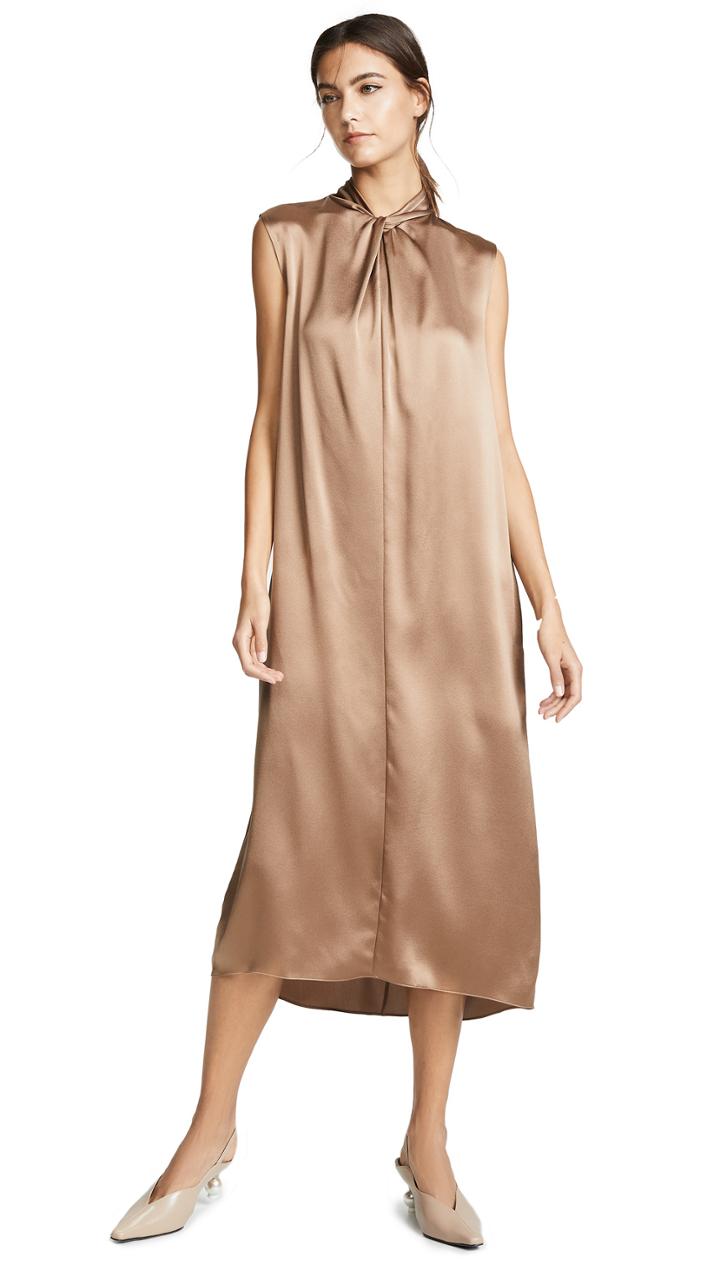 Vince Neck Knot Dress