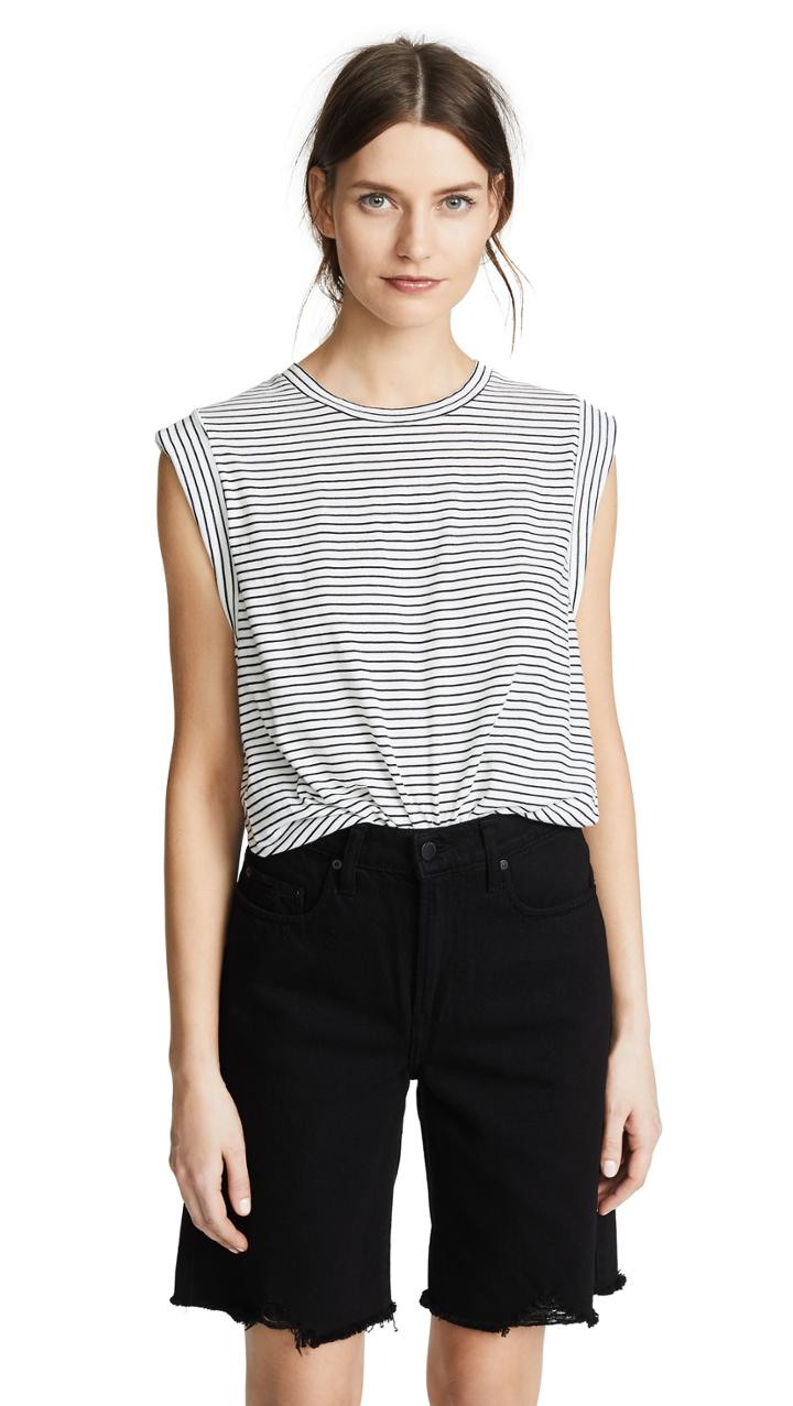 Vince Classic Stripe Tank