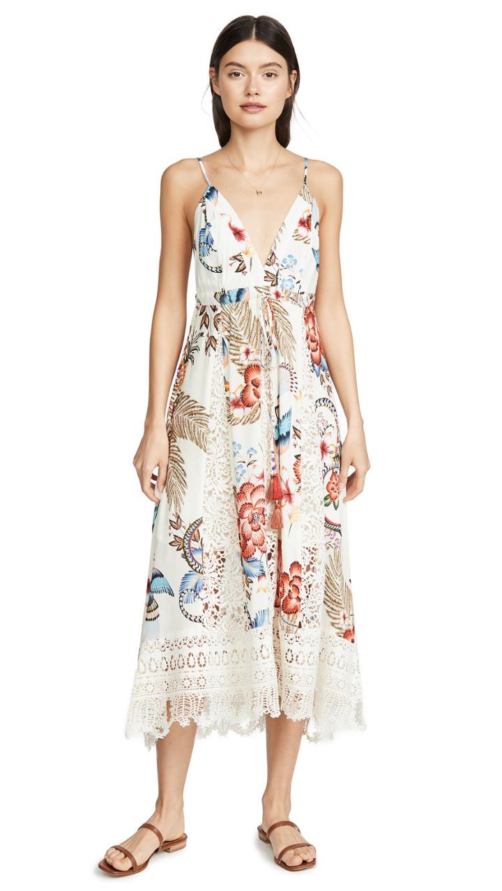 Farm Rio Romantic Floral Mini Dress