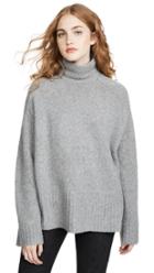 Shopbop.com 6397 Wide Rib Cashmere Turtleneck Sweater