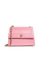 What Goes Around Comes Around Chanel Pink Trapezoid Shoulder Bag
