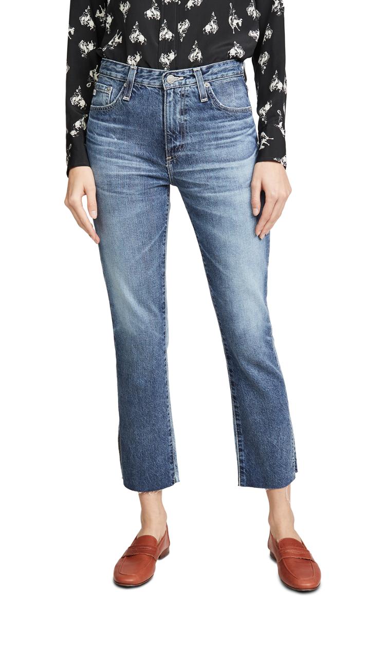 Ag The Isabelle High Rise Straight Crop