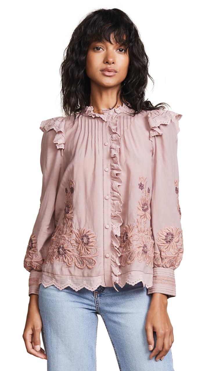 Sea Greta Ruffle Blouse