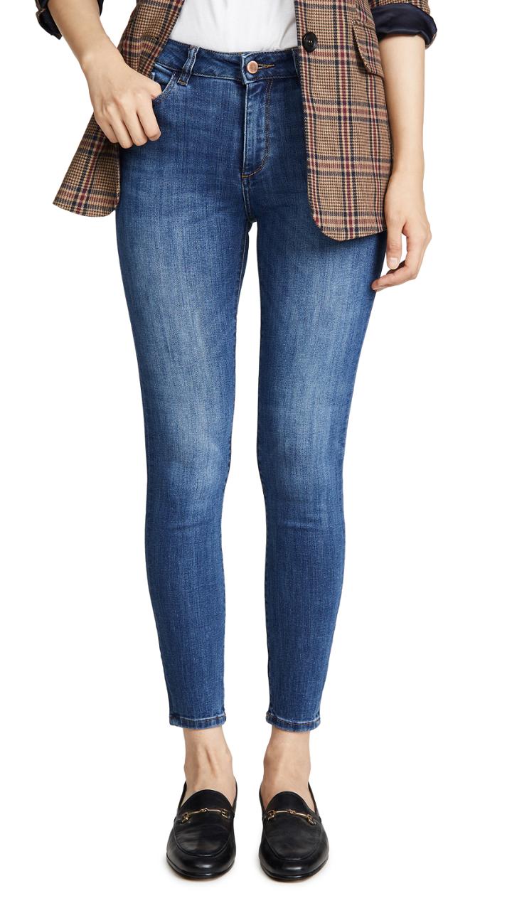 Dl1961 Florence Ankle Mid Rise Skinny Jeans